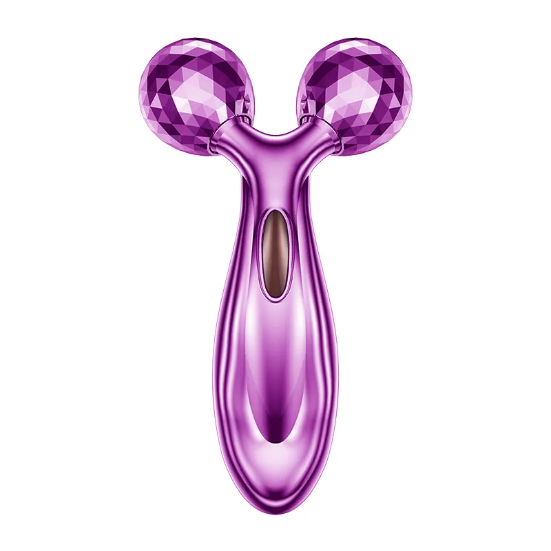 Beauty Tool Afslanken Gezicht Tillen V-Vormige Vormgeving 3d Massage Handleiding Koude Gezicht Roller