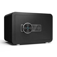 Caja de seguridad de huellas dactilares, llave de efectivo, cerradura electrónica pequeña, dinero seguro, Banco de Hotel en casa, caja de seguridad Digital portátil biométrica
