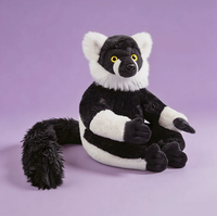 Peluche de lémur à queue annelée réaliste, jouet animal de la forêt personnalisé, différents styles, singe en peluche réaliste