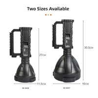Lampe torche LED portable transfrontalière pour extérieur, support de lampe, haute puissance, étanche, rechargeable par USB, projecteur puissant