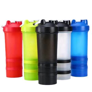<strong>Cheap</strong> Wholesale 16oz Bpa Free Plastic PP Gym Shaker Bottle with Storage for <strong>Protein</strong> <strong>Shakes</strong> - Product Image 1