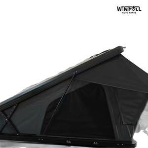 Tente de toit de voiture SUV tout-terrain pliable à ouverture rapide en alliage d'aluminium triangulaire Oxford quatre saisons imperméable pour le camping en plein air - Product Image 3