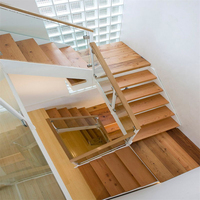 Forme d'escalier de jambe de chien escalier moderne d'intérieur pour la vente