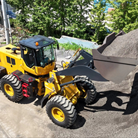 Wheel Loader Tugas Berat 4 Ton untuk Konstruksi, Pertambangan, Tambang, Pembangunan Jalan, Mesin Diesel 135kW Langsung dari Pabrik