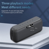 V7 Pro, Speaker Nirkabel Portabel 60W Tahan Air dengan Subwoofer Suara DSP Berdaya Tinggi, Bass Dalam, Mikrofon Terintegrasi, Kartu TF, USB, AUX