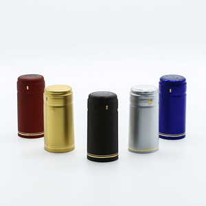 Kapsul Penutup Botol Anggur Aluminium Foil Logo Kustom 30mm PVC Heat Shrink <span class=keywords><strong>Capsule</strong></span> - Product Image 5