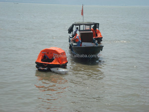 قارب نجاة قابل للنفخ ذاتي الانتصاب عالي الجودة معتمد من <span class=keywords><strong>SOLAS</strong></span> لـ 6 أشخاص مع حاوية صلبة لقارب النجاة - Product Image 2