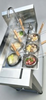 Cuiseur Électrique Commercial de Comptoir Multi-paniers pour Pâtes, Nouilles, Raviolis et Hot Pot