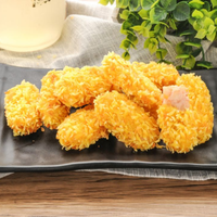 Croquettes de crabe à la japonaise, croustillantes et salées, garniture de viande de crabe enrobée de panure, street food, pas besoin de décongeler, pour enfants et professionnels