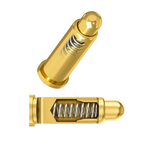 ADB Edinburgh Pogo Pin Spring Pin 1 Position Male Gold Plated High Current Connector - Product Image 2