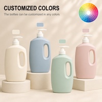 Détergent liquide pour bébé, savon à lessive, éco-responsable, en HDPE blanc épaissi, OEM, 1000 ml, 33 oz