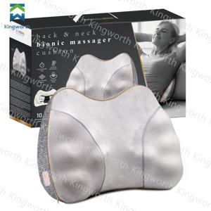 Kingworth inalámbrico cintura portátil Shiatsu vibrador espalda cuello masaje almohada con calor - Product Image 1