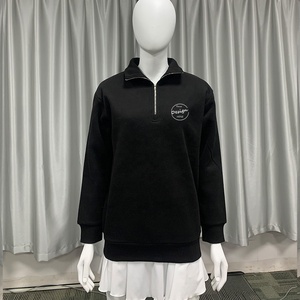 Produttore di cotone personalizzato 1/4 Zip <span class=keywords><strong>felpa</strong></span> <span class=keywords><strong>da</strong></span> <span class=keywords><strong>uomo</strong></span> all'ingrosso felpe con <span class=keywords><strong>cappuccio</strong></span> sportivo quarto di 1/4 con collo a Zip felpe <span class=keywords><strong>da</strong></span> Golf Pullover - Product Image 3