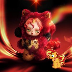 Producto Popular en <span class=keywords><strong>Tiktok</strong></span>, 100% Auténtico, Popmart SKULLPANDA, Serie My Little Pony, Lindo Colgante de Muñeca, Caja Sorpresa, Llavero de Peluche para Niñas - Product Image 4