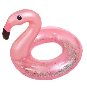 Factory Supplier Inflatable Swim Ring Baby Flamingo Float Beach Swimming Pool Toys