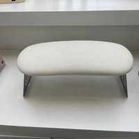 Repose-bras pour manucure de qualité supérieure, nouveau design carré, imperméable, résistant aux taches, en cuir, coussin pour ongles en acrylique, pliable, repose-main
