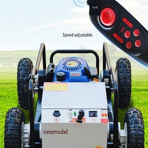 Tondeuse à gazon télécommandée avec désherbeur à quatre roues, moteur essence 4 temps, support OEM, personnalisable pour usage industriel - Product Image 5