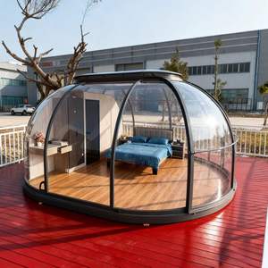 Moderna Casa Contenedor de Hotel con Estructura de Aluminio y Panel de Policarbonato Transparente Tipo Burbuja, Diseño Elíptico para Exteriores, Duradera y Elegante - Product Image 2