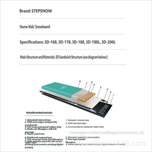Skis de fond alpins OEM personnalisés, construction en bois, légers et flexibles, équipement de <span class=keywords><strong>ski</strong></span> d'hiver <span class=keywords><strong>pour</strong></span> adultes - Product Image 4