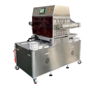 Modified atmosphere packaging machine for boxed RTE food