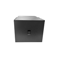 Ipalead AK-210SA Subwoofer actif Line Array 18 pouces avec 1300W 32Hz-300Hz Garantie 1 an Boîtier en bois Barres de batterie Salles de danse