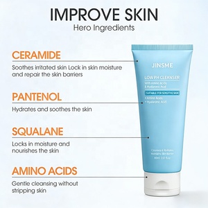 Limpiador Facial de Aminoácidos de Marca Privada, pH Balanceado, Hidratante, No Irritante, Limpiador Espumoso para Piel Sensible - Product Image 6