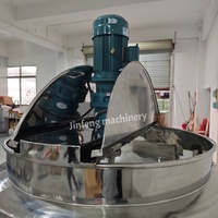 Cuve de cuisson à enveloppe chauffante 500L pour la fabrication de sauce mayonnaise