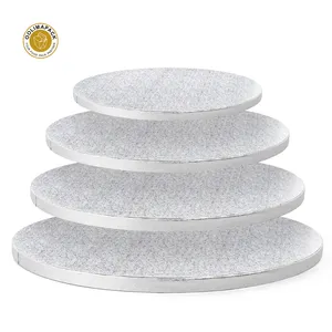 OOLIMAPACK Cake Base Boards Drum Diseño personalizado Round Cake Drum Postre