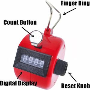 Contador manual de ABS de 4 dígitos 2025, contador mecánico de Golf Clicker, contador de números de vuelta, accesorios de mano - Product Image 4