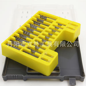 Miniature Twist <b>Drill</b> <b>Bits</b> 0.4 3.2mm Metal Drilling Plain Finish 150pcs Plastic <b>Box</b> Set - Product Image 3