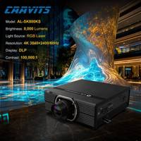 Projecteur laser DLP tricolore 4K UHD Appotronics 8000 lumens, projecteur vidéo professionnel commercial AL-SK800KS
