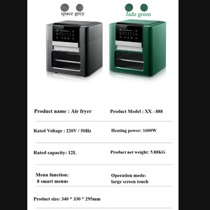 Four intelligent noir électrique, 12l, qualité alimentaire, sans huile, nouvel arrivage <span class=keywords><strong>2021</strong></span> - Product Image 4
