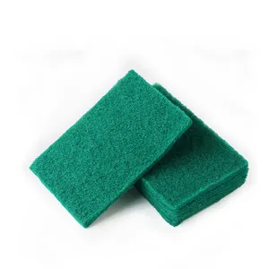 Tampone abrasivo per pulire in metallo da 6 pollici colore verde in nylon
