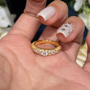 แหวนกาแล็กซี่ประดับเพชรเต็มวง สไตล์วินเทจอิตาลี เงินแท้ S925 ฝังเพชร งานฝีมือขัดเงาสุดหรู - Product Image 3