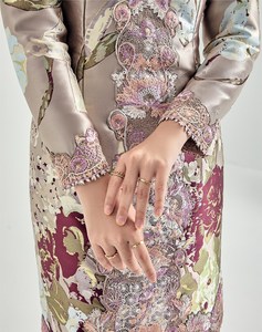SIPO Eid กระโปรงผ้าคุมความสูงไซส์พิเศษ,กระโปรงเอวผ้ายืดสำหรับผู้หญิง Baju Kurung Moden - Product Image 4