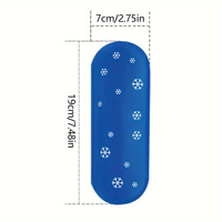 Compresse chaude/froide réutilisable en nylon souple et personnalisable, glacière pour insuline, pour le stockage de médicaments et le soulagement des gonflements du genou