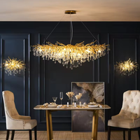 Lampe suspendue moderne pour chambre à coucher, luminaires décoratifs, lustre en verre