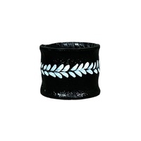 Pot de fleurs décoratif élégant noir pour table, support de plantes vertes pour bureau et salon