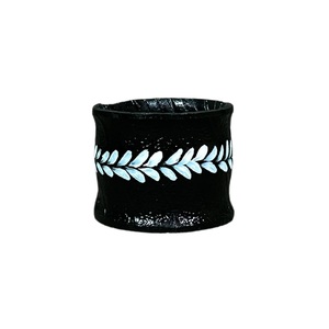 Pot de fleurs décoratif élégant noir pour table, support de plantes vertes pour bureau et salon - Product Image 1