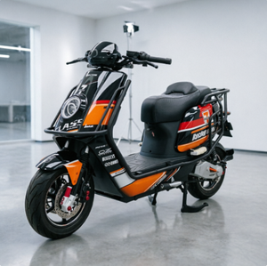 HONG NIU PLUS <span class=keywords><strong>Moto</strong></span> électrique <span class=keywords><strong>Red</strong></span> <span class=keywords><strong>Bull</strong></span> PLUS à longue portée (1455 mm) avec autonomie de 220 km, anti-évacuation, pour service commercial de livraison - Product Image 1