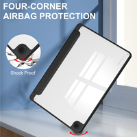 Étui de tablette transparent à coque souple ultra-mince pour Samsung Galaxy Tab A11 Plus A9 PLUS 11'' avec emplacement pour stylet, fabriqué en usine