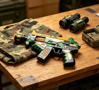 VENTE FLASH 2024 - Pistolet à vibrations sonores et lumineuses camouflage bicolore
