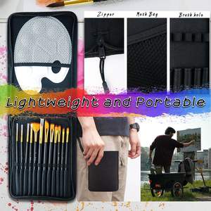 Ensemble de pinceaux <span class=keywords><strong>aquarelle</strong></span> 12 pièces Pinceaux de peinture d'artiste de qualité supérieure pour adultes débutants et professionnels-Matériau pour cheveux en nylon - Product Image 6