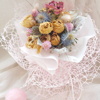 Emballage pour fleurs, gaze jacquard, filet, bouquet, art floral, sac, papier pour fleurs, matériel d'emballage pour fleuristes