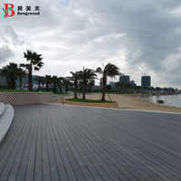 Platelage en bois plastique imperméable WPC Decking composite antidérapant