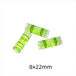Venta Directa de Fábrica, Nivel de Burbuja Cilíndrico de 8x35 mm a Bajo Precio, Nivel de Vial de Acrílico PMMA con Líquido Amarillo-Verde - Product Image 5