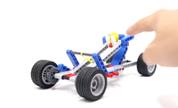 Set de Bloques de Construcción Electrónicos STEM para Estudiantes Profesionales, Rompecabezas de Robótica, Juguete Educativo de Ciencia e Ingeniería para el Entrenamiento Cerebral de Niños
