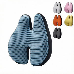 U-Shape Memory Foam <b>Seat</b> Cushion Slow Rebound Woven Support <b>Pillow</b> Breathable Removable Washable for <b>Car</b> Chair Wheelchair. - Product Image 1
