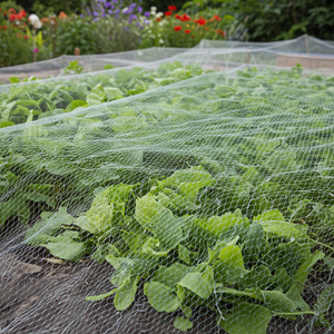 Filet anti-oiseaux en plastique, bourgeon de fleur, grêle blanche, filet anti-oiseaux résistant aux UV pour verger, jardin et vignoble - Product Image 2