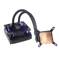 120x120x25mm bleu led refroidisseur d'eau de refroidissement de ventilateurs CPU refroidisseur de liquide STORM01